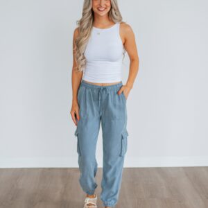 Bodie Cargo Joggers - Slate Blue