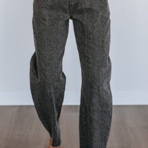 Sammie Hidden Jeans - Dark Cheetah